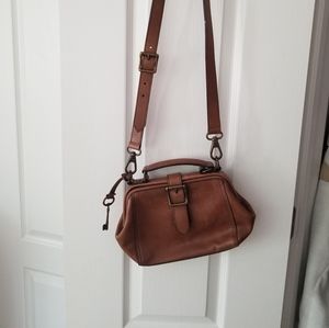 Fossil brown leather purse